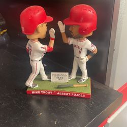 Trout Pujols Bobblehead 