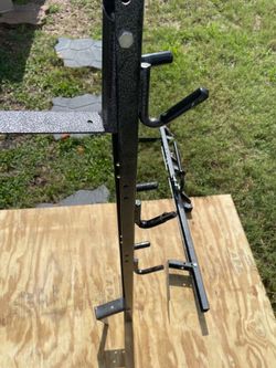 3 place trimmer rack with locks