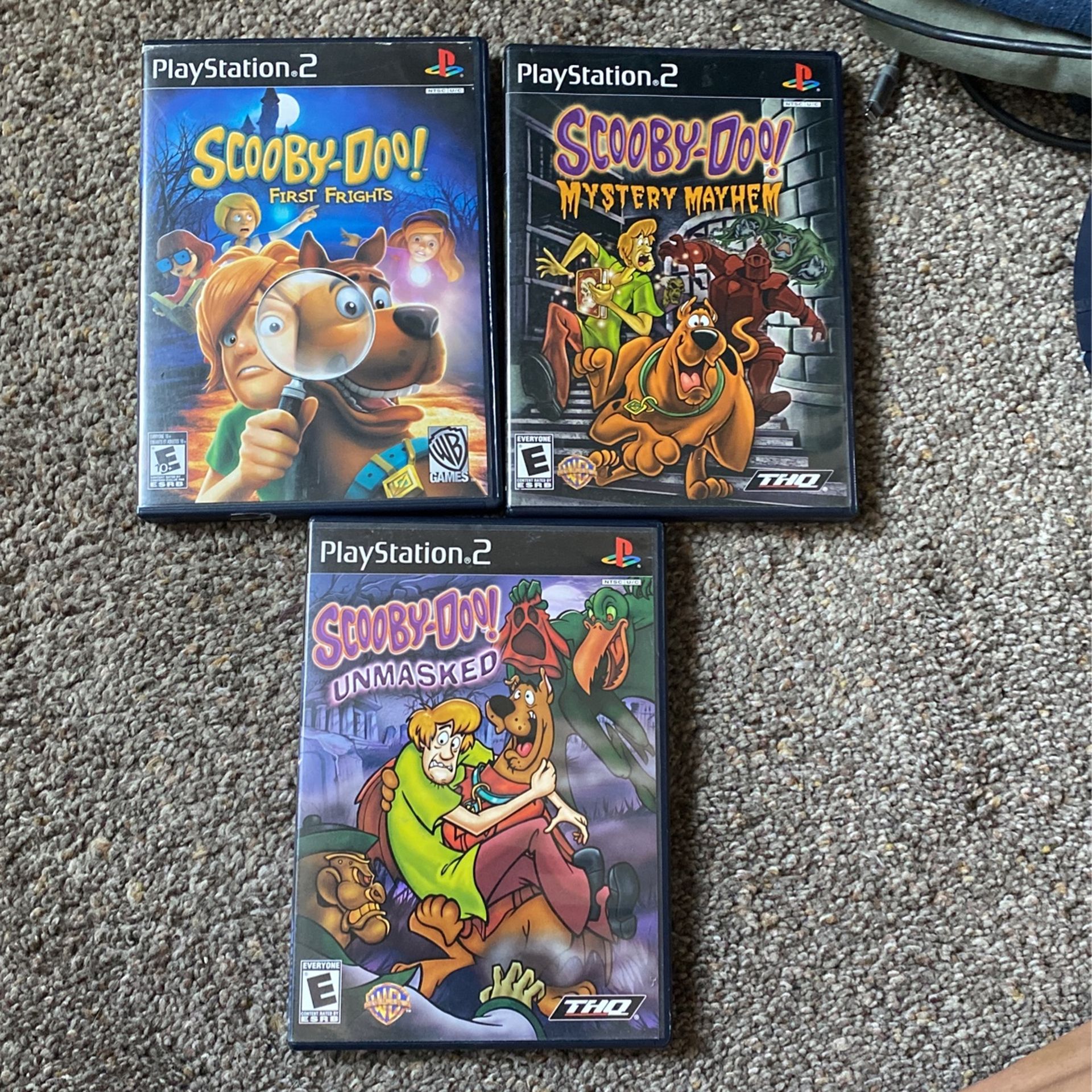 Scooby-Doo Video Games PS2 PlayStation 2 Unmasked Mystery Mayhem