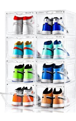 Clear Shoe Boxes 
