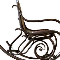 Curved Bentwood Rocking Chair