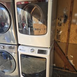 SET WHASER  AND  GAS DRYER  MAYTAG FRONT LOADER 