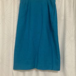 Ladies Turquoise Skirt, Lined, 8P