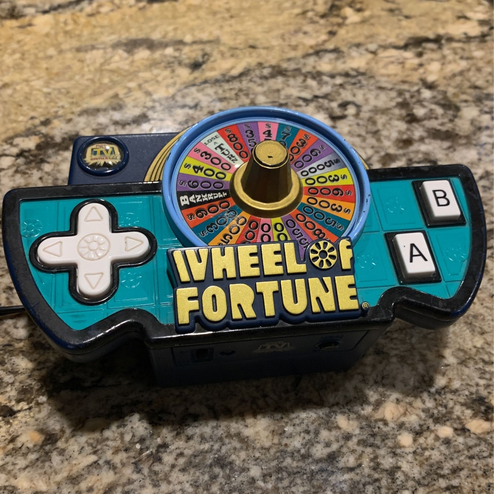 Wheel of Fortune Plug n Play TV Game Jakks Pacific 2005 Tested