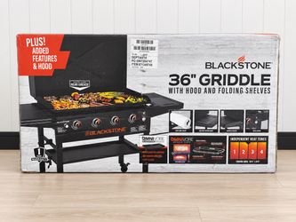 New! 36” Blackstone Griddle with Hood