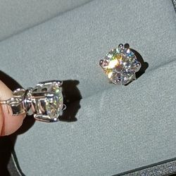 6.5mm Moissanite Earrings 