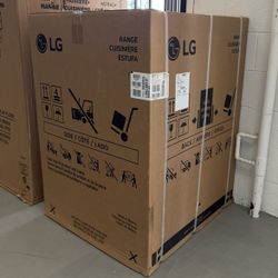 LG 5.8 Cubic Feet Gas Slide In Range, EasyClean Self Clean - Brand New, 1 Year Manufacturers Warranty