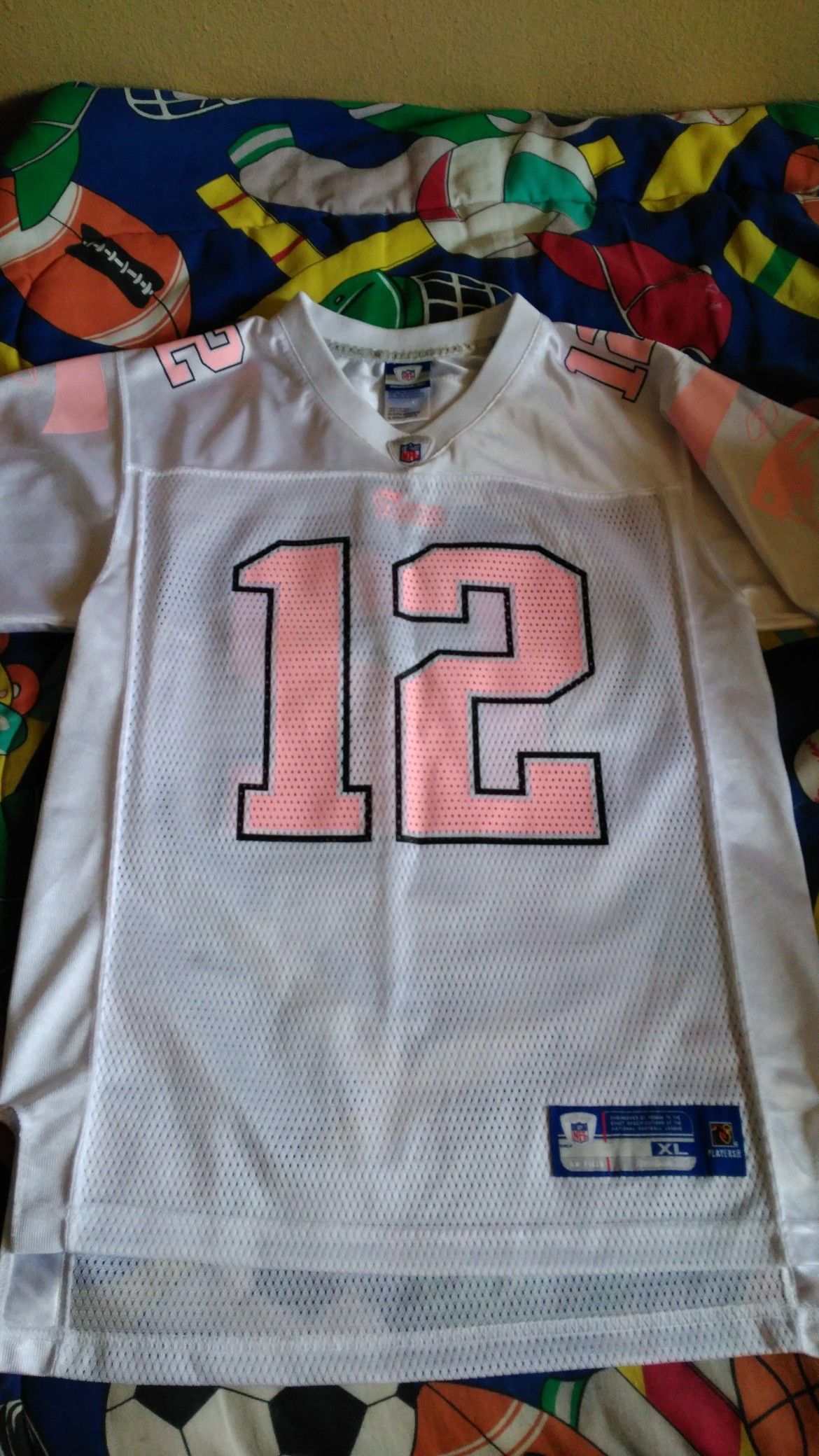 PATRIOTS JERSEY SIZE XL YOUTH WOMEN