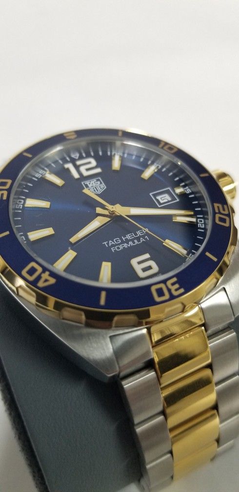 Tag Heuer Formula 1 Blue Dial 41mm Two Tone Quartz Men's Watch