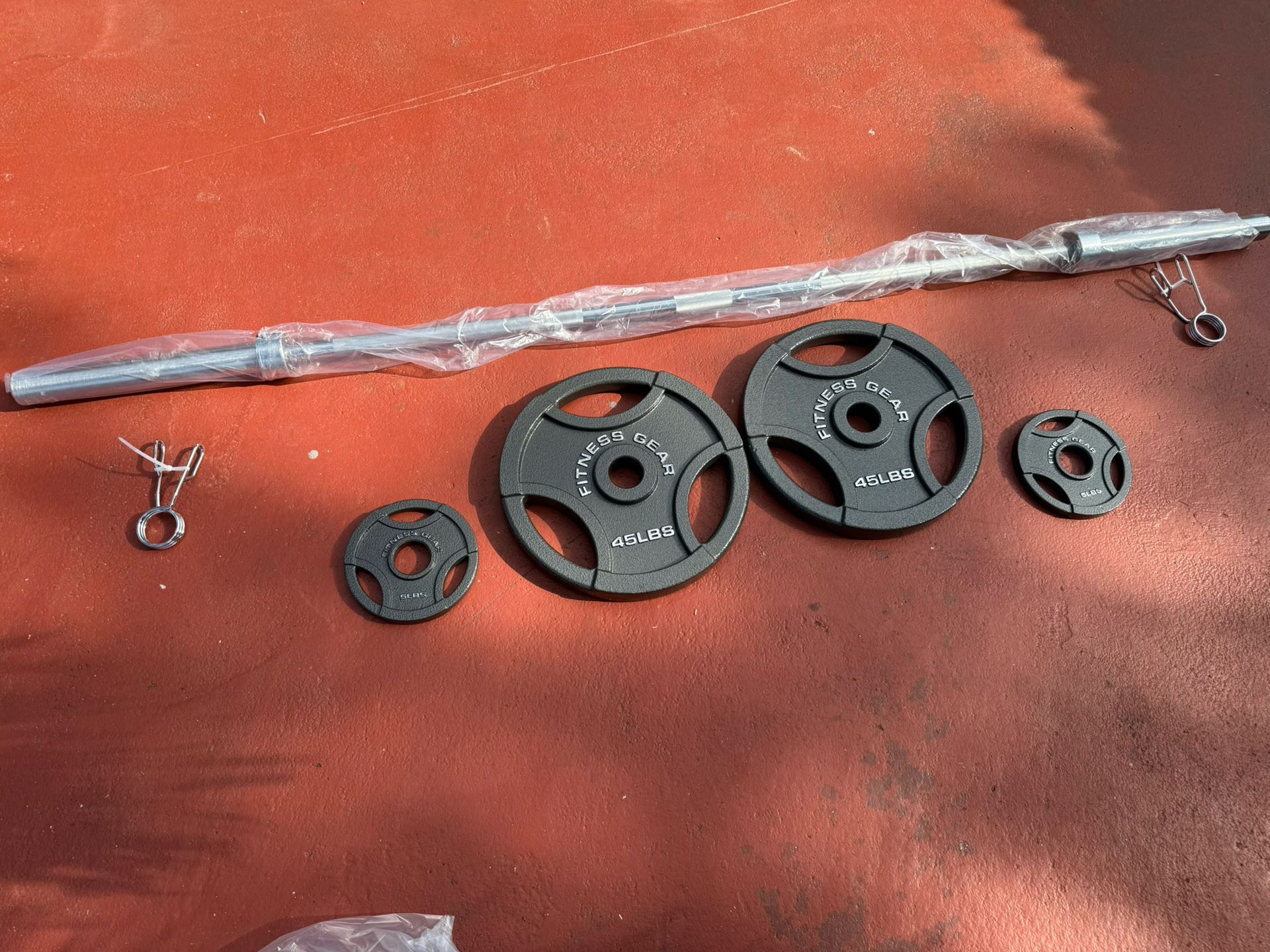 7ft Olympic 2 Inch Barbell With 45x2 5x2