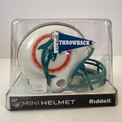 Riddell NFL Miami Dolphins VSR4 Non-Speed TB (80-96) Mini-Helmet