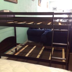 Dark Chocolate  Bunk Beds