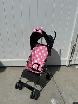Disney Minnie Mouse Umbrella Stroller – Lightweight Folding Travel Stroller