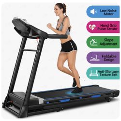 Treadmill ANCHEER 3.0HP Heavy Duty Fold Motorized Electric Treadmill Incline Running Machines US (Barely Used)