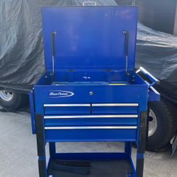 Used Tool Box Blue Point KRBC10TB. No Keys Available. 