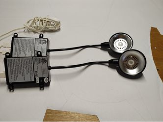 Cabinet lights.