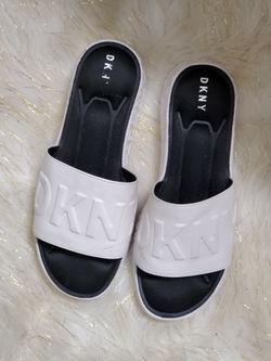 New White Dkny Soft Foam Shoes
