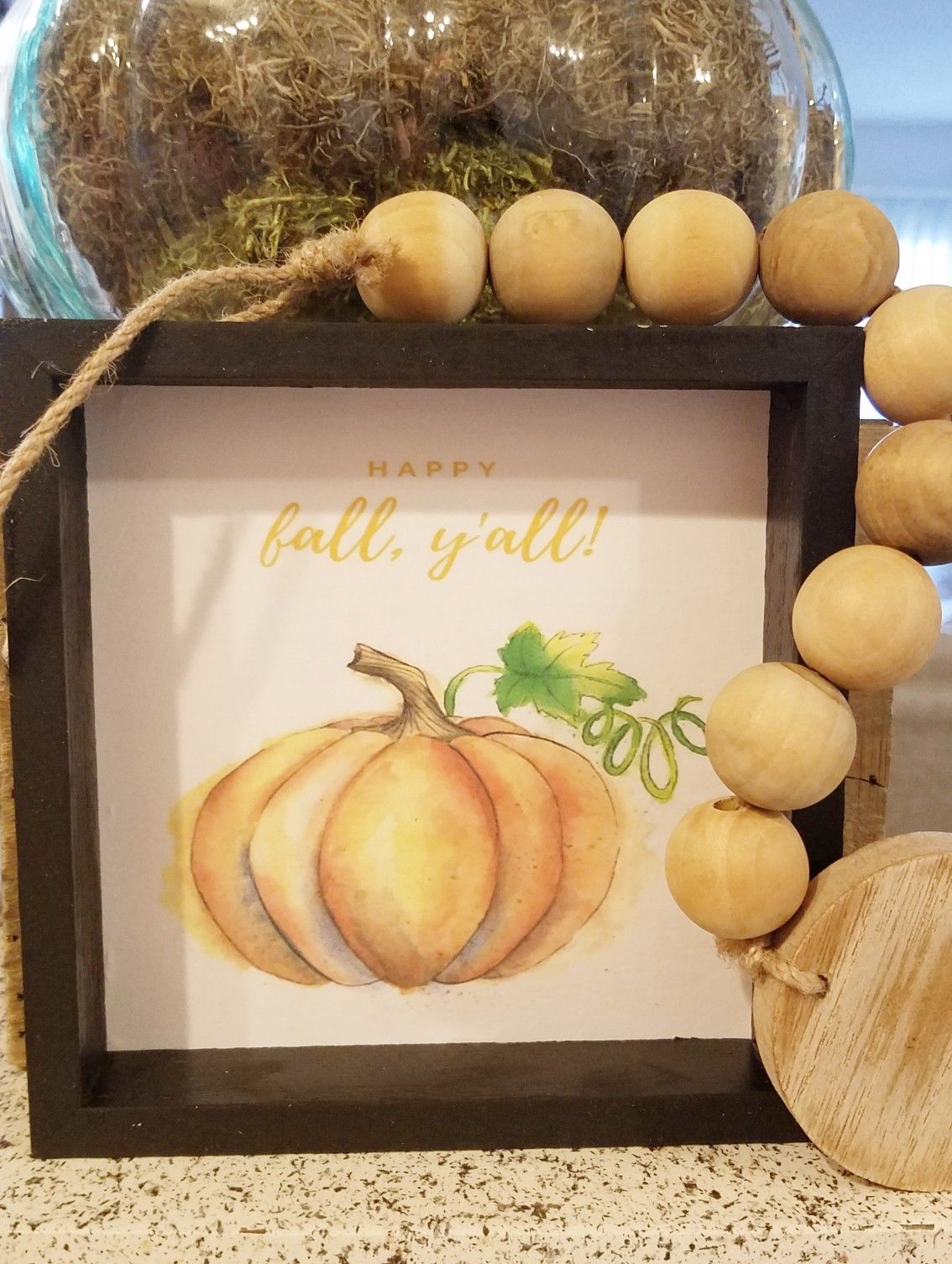 Autumn farmhouse style mini sign