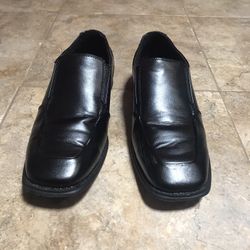 Sonoma Size  7 Boys Black Dress Shoes 