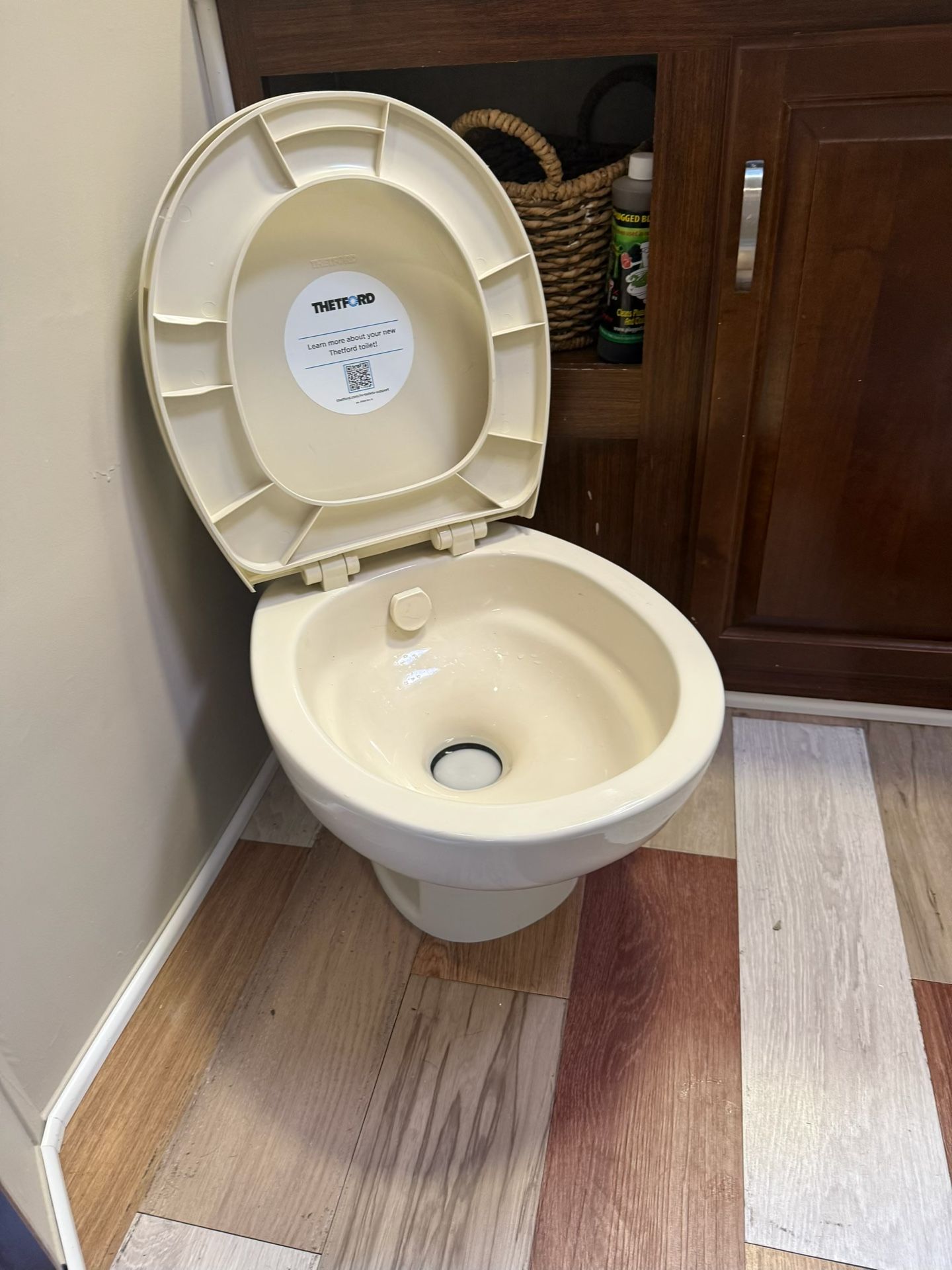 Thetford Aqua Magic II Low profile rv toilet Bone