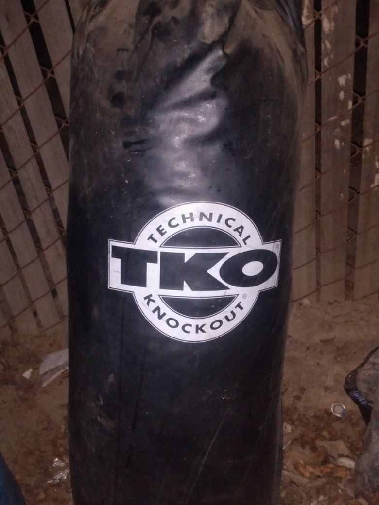 TKO Punching Bag In Good Condition No Tears Or Rips