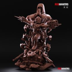 Terror Assassin resin mini for tabletop wargaming — unpainted