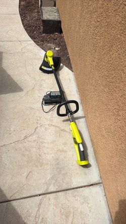 Ryobi 18v string trimmer/ battery and charger