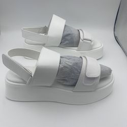 mysoft Padmar White Sandals Size 9