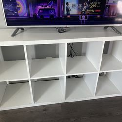 IKEA square cubby/entertainment/TV stand