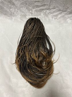synthetic brown braid curl claw ponytail hairpiece hair extension clip