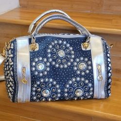 Denim womens crossbody bags fashion purse jeans handbag designer shoulder Tote bag