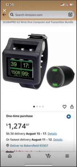 Scubapro G2 Wrist Dive Computer and Transmitter Bundle