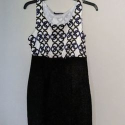 Women Size 5/6 Maurice Dress Black, Multi Color 