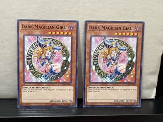 2 X Dark Magician Girl | LED6-EN000 | SHORT PRINT| Unlimited | NM | YuGiOh | NM