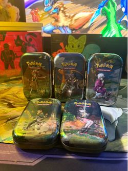 Crown Zenith Pokémon mini tins full art set sword and shield