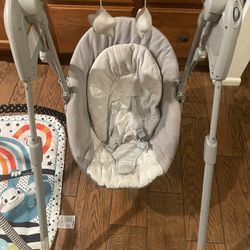 Graco Baby Swing And FisherPrice Playmat 