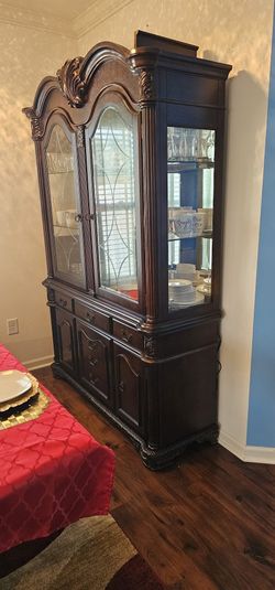Dining Table 2 Leaf and China Cabinet Sold Separate or Together