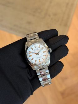 Rolex Milgauss 116400 Box Papers Buy Sale Trade 10k 14k 18k 24k Scrap Platinum Silver Gold