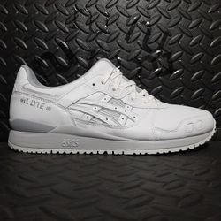 ASICS Gel-Lyte III White Premium Leather shoes 1201A081-100