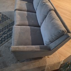Suede Couch Very Soft