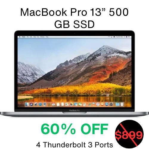 MacBook Pro 2018 500GB SSD