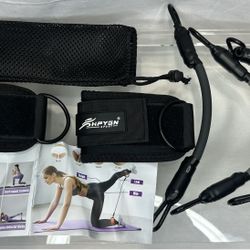 HPYGN ankle resistance bands with cuffs for leg and glute workout