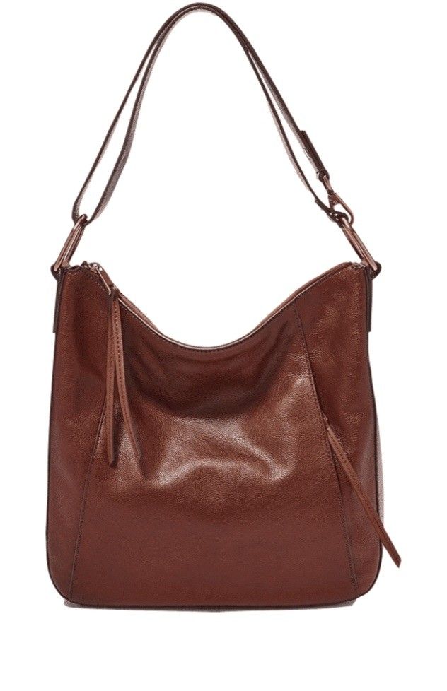 Fossil Talia Hobo Leather Brown Bag