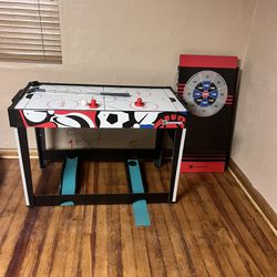 Air Hockey Table And Several Other Cool Games All In One