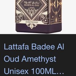 Lattafa Amethyst Cologne