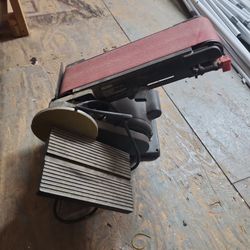 Ohio Forge Tabletop 4" Belt 6" Disc Sander 
