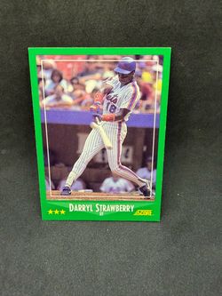 Darryl Strawberry Score Baseball Card