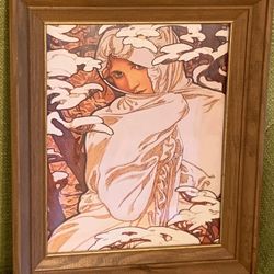 Framed Alphonse Mucha Print 