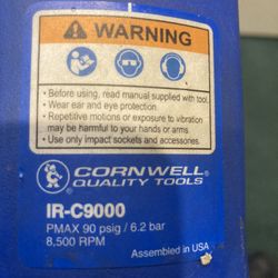 CORNWELL Tools 1/2 Air Impact IR C9000