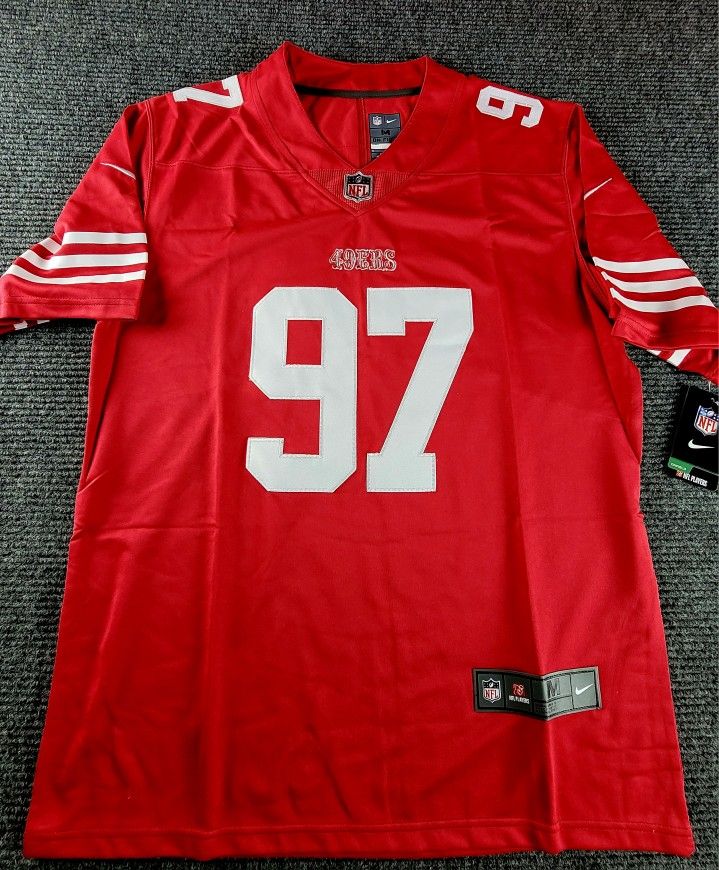 San Francisco Nick Bosa Home Red Stitched Jersey New
